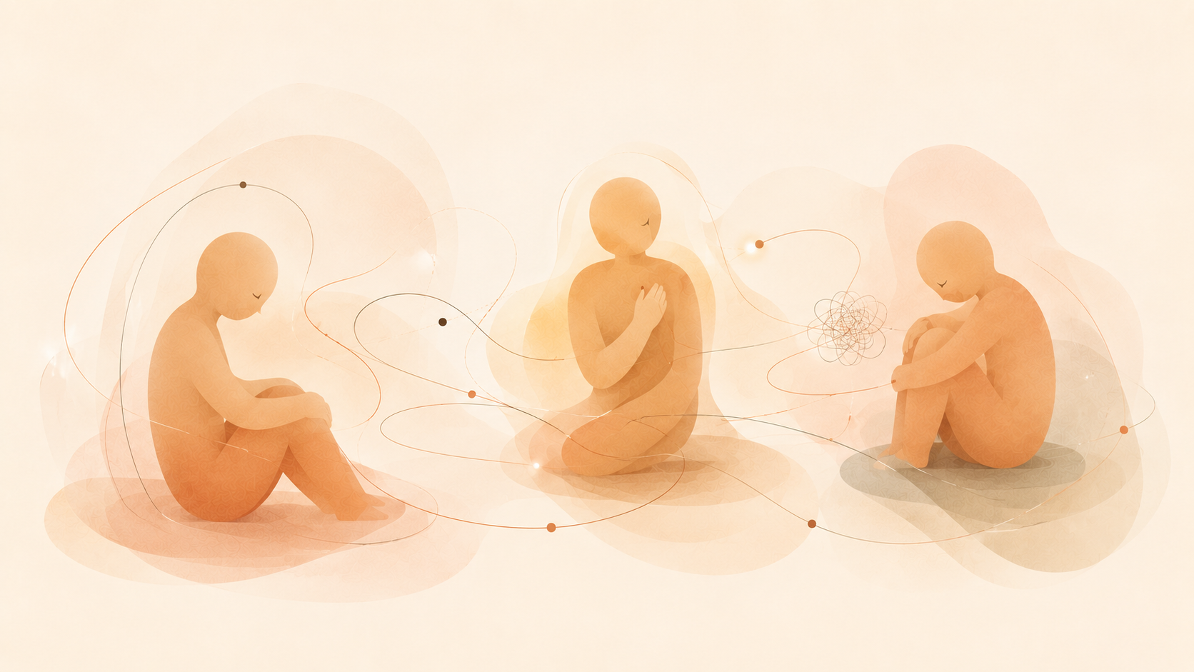 Abstrakte Illustration: Emotionen als Beziehungssignale